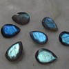 10x14 mm - AAAA - Really High Quality Labradorite - Faceted Pear Cut Stone Every Single Pcs Have Amazing Blue Fire Super Sparkle 7 pcs